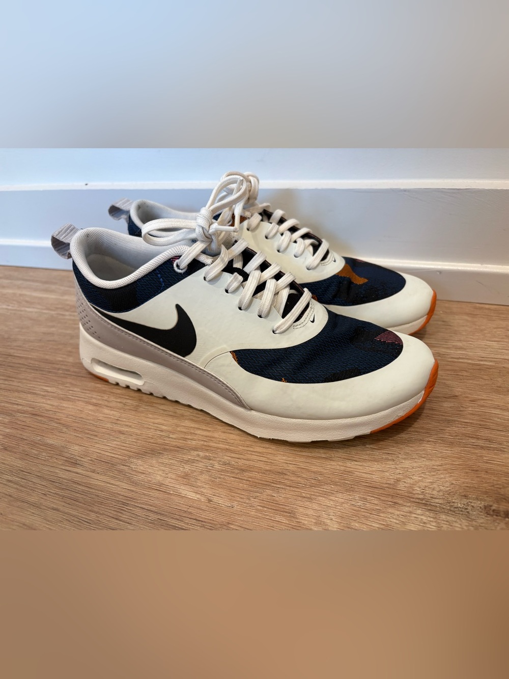 Nike Air Max Thea Jacquard Colorblock Low-Top Sneakers Athletic Shoes Sporty 7.5
